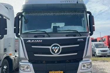 二手福田 欧曼GTL 520马力 6X4 AMT自动挡牵引车(国六) 双驱 大柴二手牵引车 黄牌图片