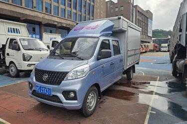 二手福田 祥菱V 1.5L 116马力 汽油 2.53米双排翼开启厢式微卡(国六) 单桥 东安二手载货车 蓝牌图片