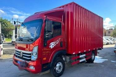 二手中国重汽成都商用车 瑞狮 160马力 4.15米单排厢式轻卡(国六) 单桥 云内动力二手载货车 蓝牌图片