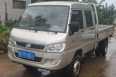 二手福田时代 驭菱V5 1.8L 68马力 柴油 双排栏板微卡(国四) 单桥 潍柴二手载货车 蓝牌