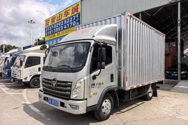 福田 奥铃捷运 科技版 143马力 4.165米单排厢式轻卡(国五) 单桥 云内动力二手载货车 蓝牌