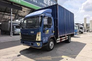 中国重汽HOWO 悍将 156马力 4.15米单排厢式轻卡(国五) 单桥 潍柴二手载货车 蓝牌