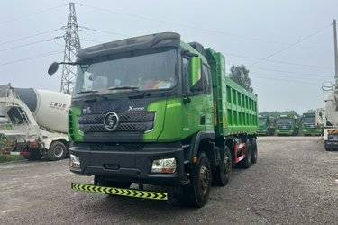二手陕汽重卡 德龙X3000 公路标准版 430马力 8X4 6.8米自卸车(国六) 前四后八 潍柴二手自卸车 黄牌