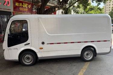 二手广通汽车 脸谱物流车  3.1T 2座 4.99米纯电动封闭货车41.86kWh  二手电动卡车电动封闭厢货