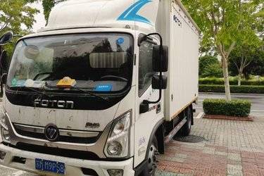二手福田 奥铃CTS 156马力 4.165米单排售货车(国五) 单桥 康明斯二手载货车 蓝牌