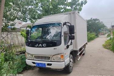 二手江淮 新康铃H3窄体 120马力 4.15米单排厢式轻卡(国五) 单桥 江淮动力二手载货车 蓝牌