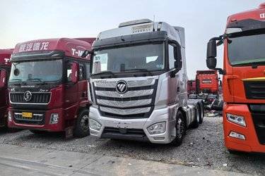 二手福田 欧曼EST 6系重卡 基本版 580马力 6X4 AMT自动挡牵引车(国六) 双驱 福田康明斯二手牵引车 黄牌