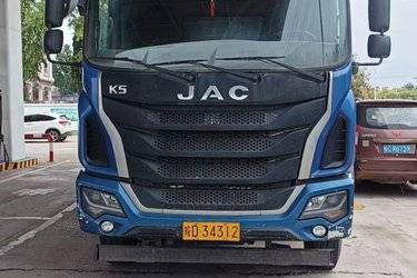 二手江淮 格尔发K5X重卡 220马力 6X2 8.5米仓栅式载货车(国五) 前四后四 江淮动力二手载货车 黄牌