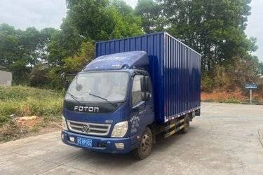 二手福田 奥铃TX 110马力 4.165米单排厢式轻卡(国五) 单桥 江西五十铃二手载货车 蓝牌图片