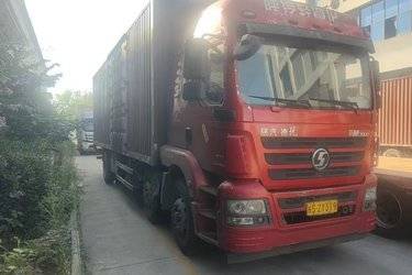 二手陕汽重卡 德龙新M3000 轻量化版 270马力 6X2R 9.6米厢式载货车(国五) 前四后四 潍柴二手载货车 黄牌
