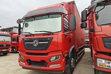 二手东风商用车 天锦KR 260马力 6X2 9.8米厢式载货车(国六) 前四后四 东风康明斯二手载货车 黄牌