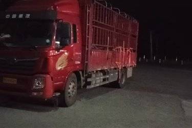 二手中国重汽 豪曼H5中卡 220马力 4X2 6.75米仓栅式载货车(国五) 单桥 云内动力二手载货车 黄牌