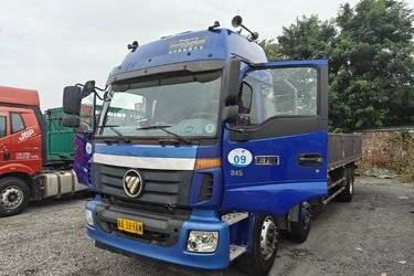 二手福田 欧曼ETX 5系重卡 245马力 6X2 8.6米栏板载货车(国五) 前四后四 福田康明斯二手载货车 黄牌