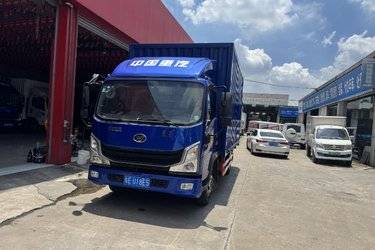 二手中国重汽 豪曼先锋H3 160马力 4.15米单排厢式轻卡(国六) 单桥 云内动力二手载货车 蓝牌