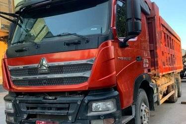 二手中国重汽HOWO TH7 500马力 6X4 6.2米自卸车(国六) 后八轮 中国重汽二手自卸车 黄牌