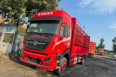 二手东风商用车 天锦KR PLUS 舒适版 290马力 4X2 6.8米仓栅式载货车(国六) 单桥 康明斯二手载货车 黄牌
