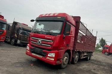 二手徐工 漢風(汉风)G7 430马力 8X4 9.5米仓栅式载货车(国五) 前四后八 潍柴二手载货车 黄牌