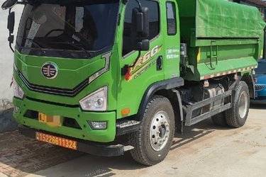 二手一汽解放 J6L中卡 220马力 4X2 5米自卸车(国六) 单桥 玉柴二手自卸车 黄牌