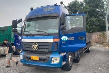 二手福田 欧曼ETX 5系重卡 245马力 6X2 8.6米栏板载货车(国五) 前四后四 康明斯二手载货车 黄牌
