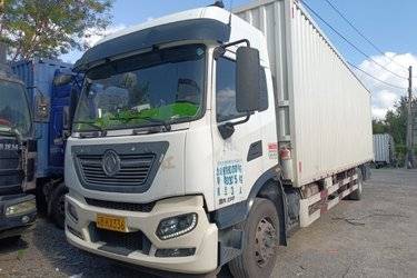 二手东风商用车 天锦KR 230马力 4X2 9.75米厢式载货车(国六) 单桥 东风康明斯二手载货车 黄牌