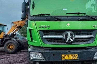 二手北奔 V3重卡 430马力 8X4 6.5米自卸车(国六) 前四后八 潍柴二手自卸车 黄牌图片