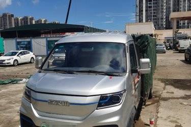 二手SRM鑫源 T5LEV 标准型 3.5T 3.8米单排纯电动仓栅式微卡  二手电动卡车电动载货车