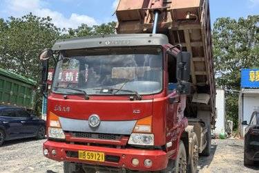 二手东风商用车 天锦重卡 240马力 4X2 5.2米自卸车(国五) 单桥 玉柴二手自卸车 黄牌