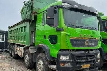 二手中国重汽 HOWO TX重卡 400马力 8X4 6.8米自卸车(国六) 前四后八 潍柴二手自卸车 黄牌