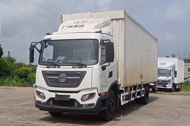 二手东风商用车 天锦KR 245马力 4X2 8米翼开启厢式载货车(国五) 单桥 东风二手载货车 黄牌图片