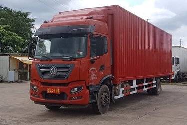 二手东风商用车 天锦KR 舒适版 260马力 4X2 9.8米翼开启厢式载货车(国六)(高顶)(国六) 单桥 康明斯二手载货车 黄牌