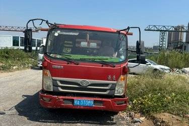 二手中国重汽 豪曼H5 180马力 4X2 4.2米自卸垃圾车(国五) 单桥 云内动力二手自卸车 黄牌图片