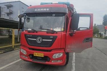 二手东风商用车 天锦KR 舒适版 240马力 4X2 6.8米仓栅式载货车(国六) 单桥 东风二手载货车 黄牌
