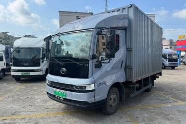 二手比亚迪T5EV 创业版 4.5T 4.03米单排纯电动厢式轻卡90kWh  二手电动卡车电动载货车图片