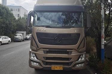 二手东风商用车 天龙旗舰KX 王者版 600马力 6X4 牵引车(国六)(3.64速比)(带液缓)(国六) 双驱 东风康明斯二手牵引车 黄牌图片