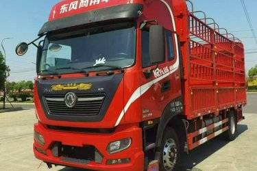 二手东风商用车 天锦KR PLUS 290马力 4X2 6.8米仓栅式载货车(国六) 单桥 康明斯二手载货车 黄牌