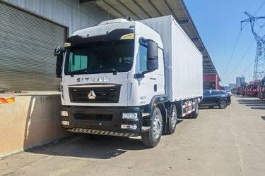 二手中国重汽 汕德卡SITRAK G5重卡 310马力 6X2 9.52米厢式载货车(国六) 前四后四 曼二手载货车 黄牌