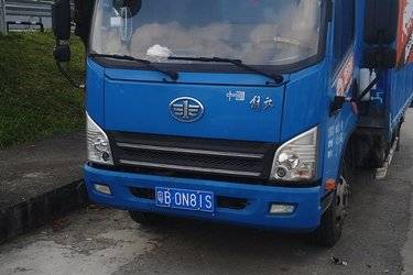 二手解放 虎VN 130马力 4.16米单排厢式轻卡底盘(6挡)(国五) 单桥 锡柴二手载货车图片
