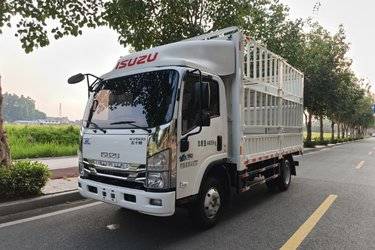 二手庆铃五十铃KV600 2.5L柴油 161马力 五十铃6档  4.13米单排仓栅式轻卡(国六) 单桥 庆铃五十铃二手载货车 蓝牌图片