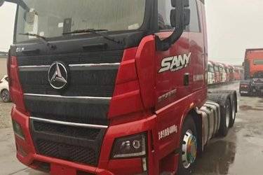 二手三一集团 江山版 565马力 6X4 AMT自动挡牵引车(国六) 双驱 潍柴二手牵引车 黄牌图片