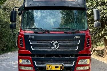 二手陕汽商用车 轩德X6 复合版 350马力 8X4 7.6米自卸车(国五) 前四后八 玉柴二手自卸车 黄牌图片