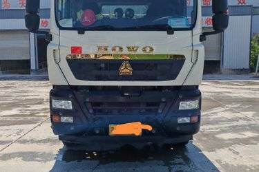 二手中国重汽 HOWO TX 340马力 8X4 7.5方混凝土搅拌车(国五) 前四后八 潍柴二手搅拌车图片