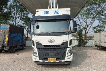 二手东风柳汽 乘龙H5 280马力 4X2 9.7米LNG厢式载货车(国六) 单桥 东风康明斯二手载货车 黄牌