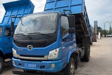 二手时骏 D530 115马力 3.7米自卸车(国五) 单桥 玉柴二手自卸车 蓝牌