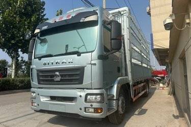 二手中国重汽 汕德卡SITRAK G5重卡 290马力 6X2 6.8米仓栅式载货车(国六) 前四后四 曼二手载货车 黄牌