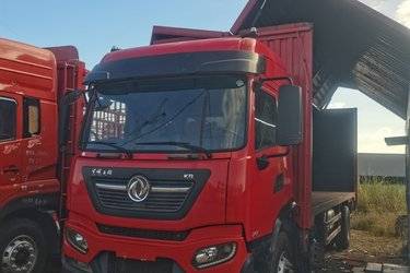 二手东风商用车 天锦KR中卡 292马力 6X2 7.7米载货车(高顶)(国五) 前四后四 雷诺二手载货车 黄牌图片