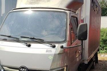 二手福田 奥铃M卡 2.0L 127马力 CNG 4.17米单排厢式微卡(国六) 单桥 北汽福田二手载货车 蓝牌图片