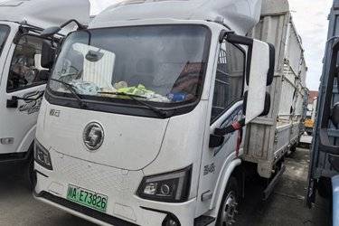 二手陕汽商用车 智云S300 天行版 气刹 4.2米单排纯电动仓栅式轻卡 宁德时代165.15kWh  二手电动卡车电动载货车图片