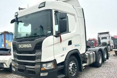 二手斯堪尼亚NEXT ERA系列 柴油 500马力 6X2R 牵引车(国六) 后提升 斯堪尼亚二手牵引车 黄牌图片