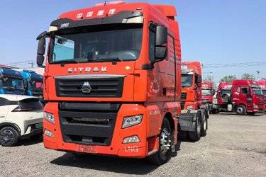 二手中国重汽 汕德卡SITRAK C7H重卡 440马力 6X4 LNG牵引车(国六) 双驱 曼二手牵引车 黄牌图片