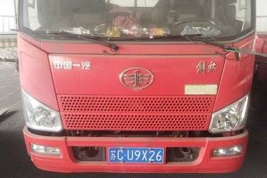 二手解放 J6F 130马力 4.16米单排仓栅式轻卡(国五) 单桥 一汽二手载货车 蓝牌